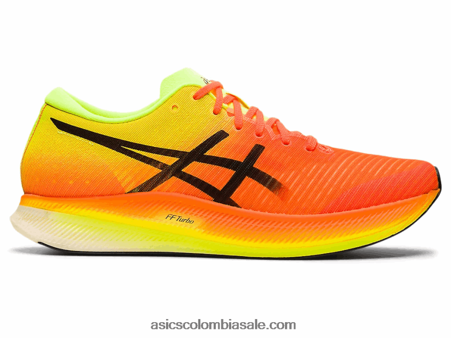 mujer Asics borde de metavelocidad impactante naranja/negro 20X82N2845