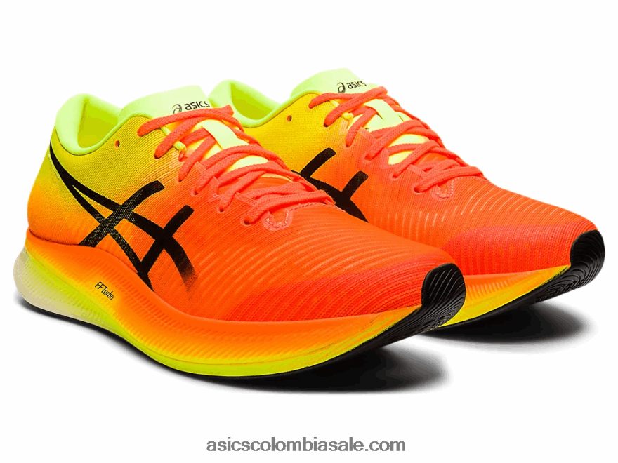 mujer Asics borde de metavelocidad impactante naranja/negro 20X82N2845