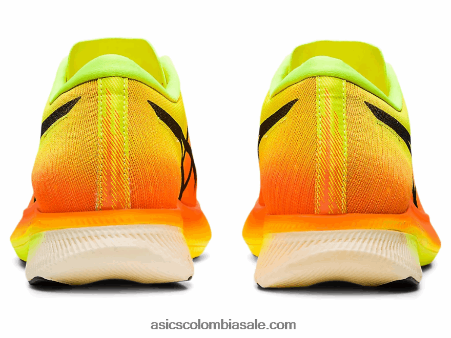 mujer Asics borde de metavelocidad impactante naranja/negro 20X82N2845