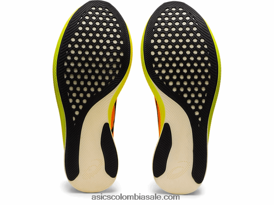 mujer Asics borde de metavelocidad impactante naranja/negro 20X82N2845
