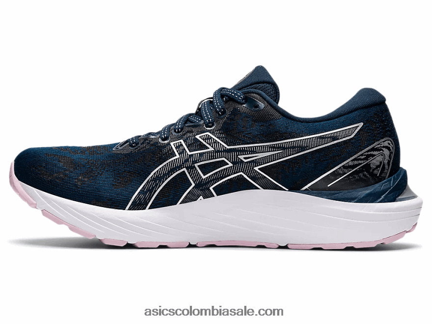 mujer Asics cúmulo de gel 23 azul francés/plata pura 20X82N3357