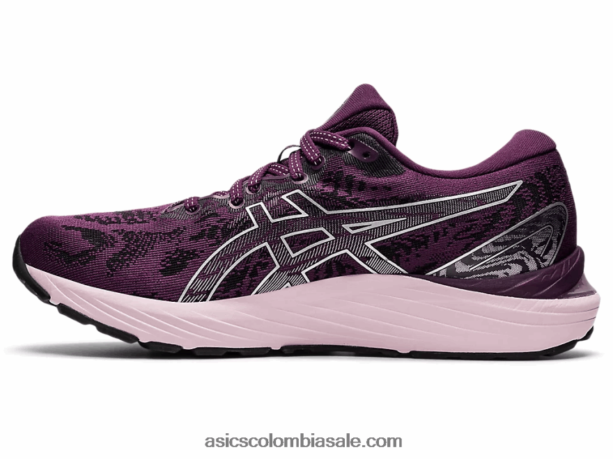 mujer Asics cúmulo de gel 23 ciruela profunda/plata pura 20X82N3551