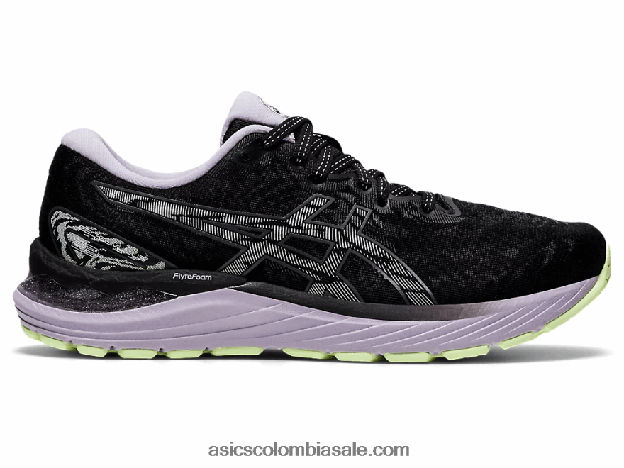 mujer Asics cúmulo de gel 23 negro/gris portador 20X82N3869