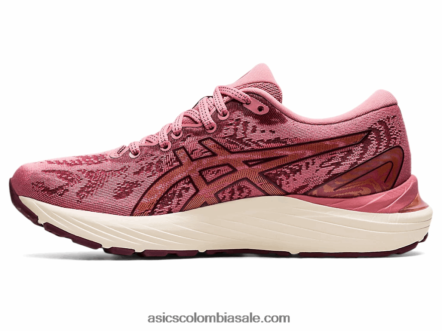 mujer Asics cúmulo de gel 23 rosa ahumado/marte profundo 20X82N3875
