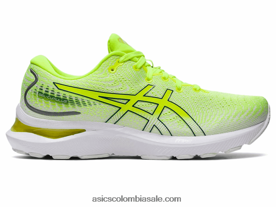 mujer Asics cúmulo de gel 24 amarillo seguridad/pino terciopelo 20X82N2991