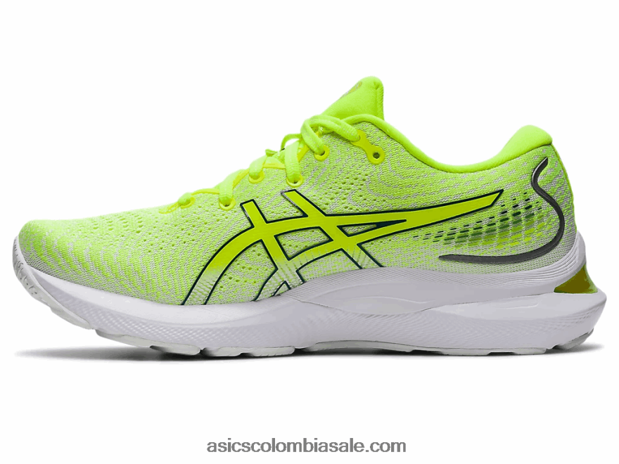 mujer Asics cúmulo de gel 24 amarillo seguridad/pino terciopelo 20X82N2991