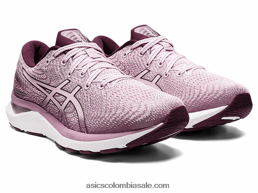 mujer Asics cúmulo de gel 24 apenas rosa/ciruela profunda 20X82N3242