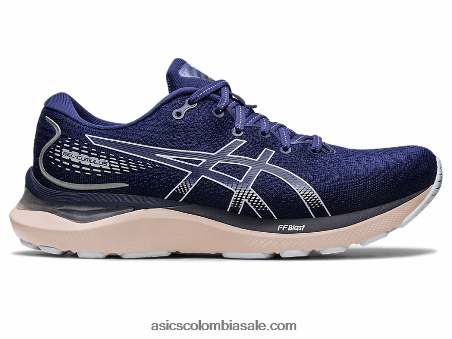 mujer Asics cúmulo de gel 24 azul índigo/cielo 20X82N2391