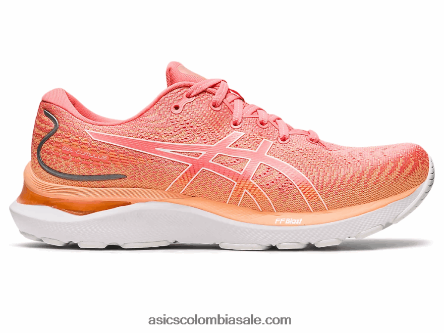 mujer Asics cúmulo de gel 24 papaya/blanco 20X82N2393