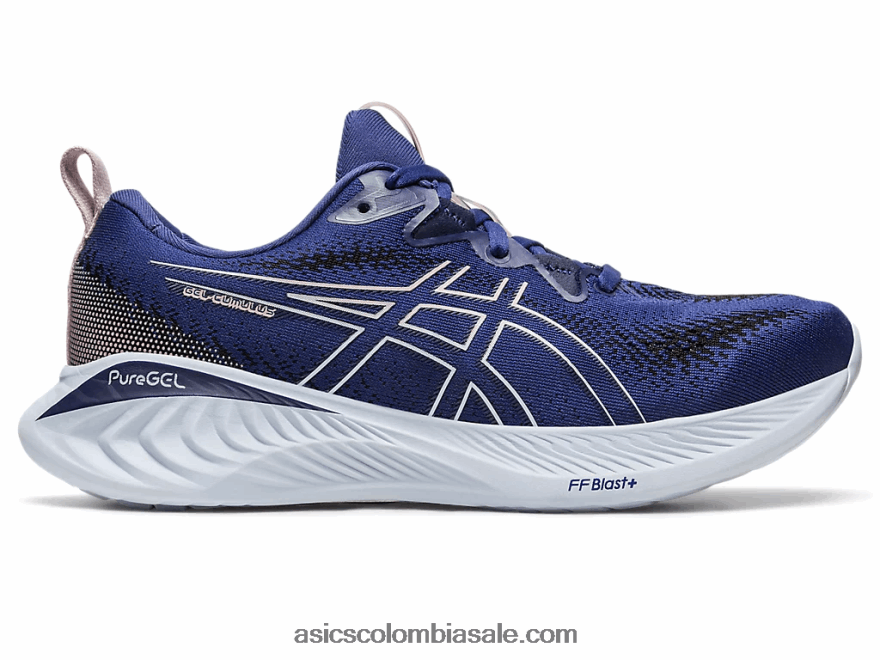 mujer Asics cúmulo de gel 25 azul índigo/cielo 20X82N2137