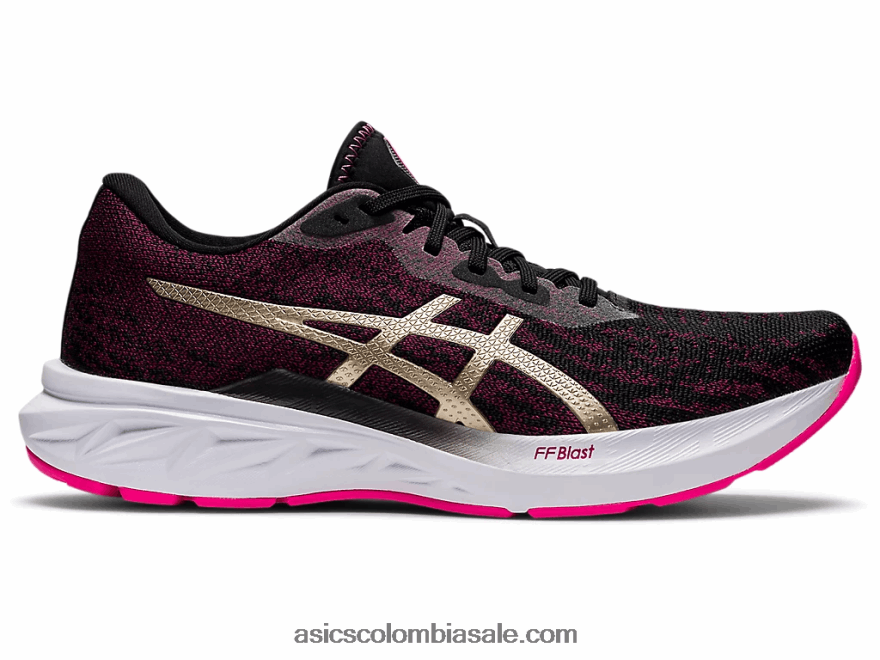 mujer Asics dinablasto 2 negro/champán 20X82N3464