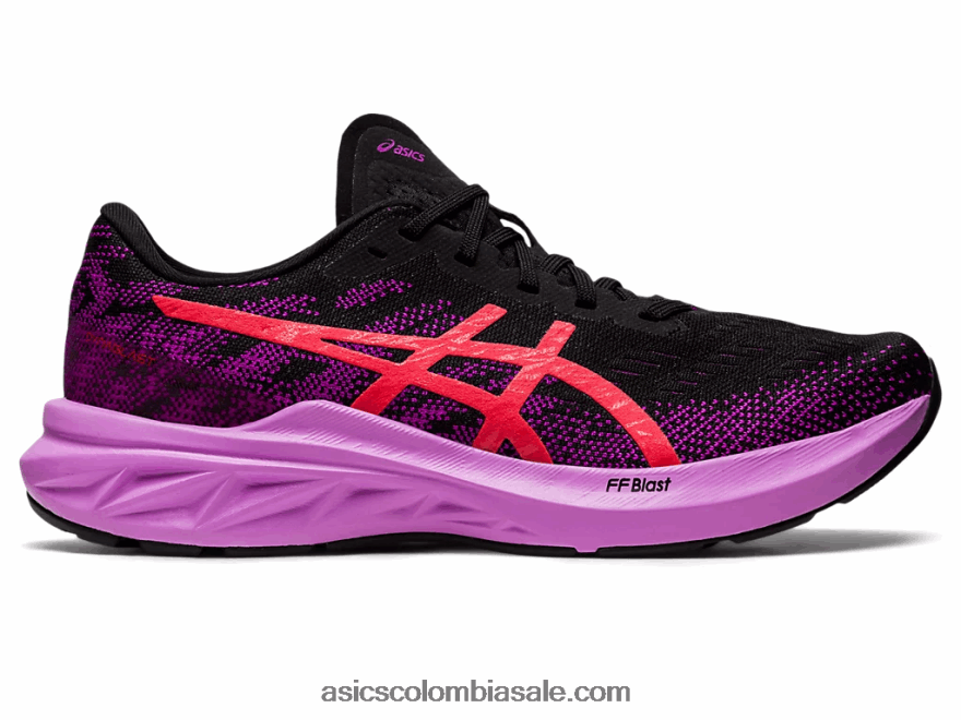 mujer Asics dinablasto 3 alerta negra/roja 20X82N2729