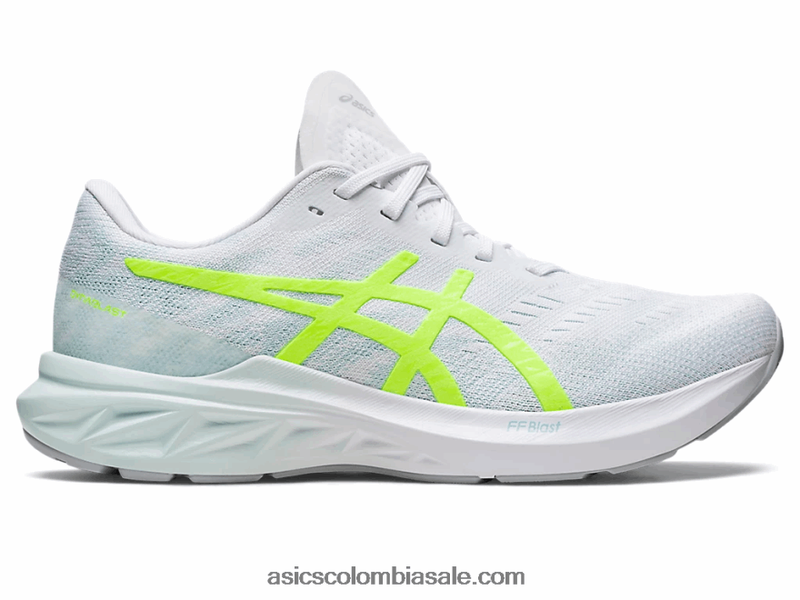 mujer Asics dinablasto 3 blanco/amarillo de seguridad 20X82N2722