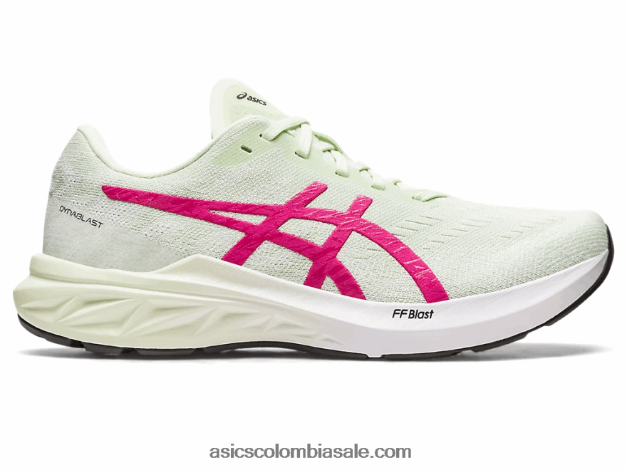 mujer Asics dinablasto 3 susurro verde/rosa rave 20X82N2293