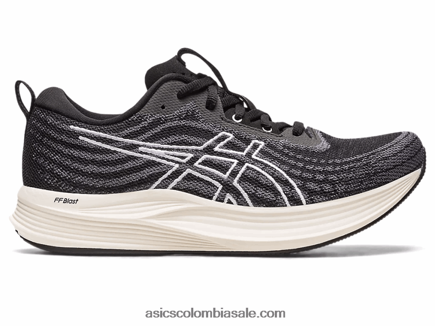 mujer Asics evoride velocidad amplia blanco negro 20X82N2573