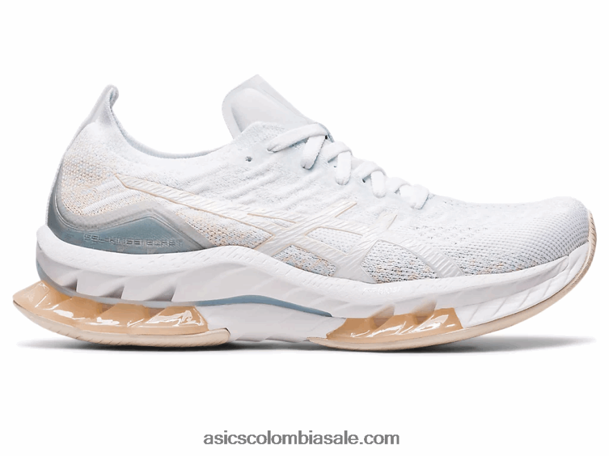mujer Asics explosión de gel-kinsei blanco/beige mineral 20X82N2439