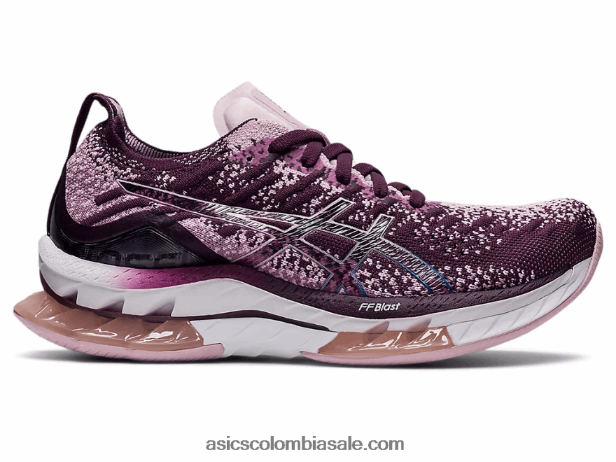 mujer Asics explosión de gel-kinsei ciruela profunda/rosa apenas 20X82N3607