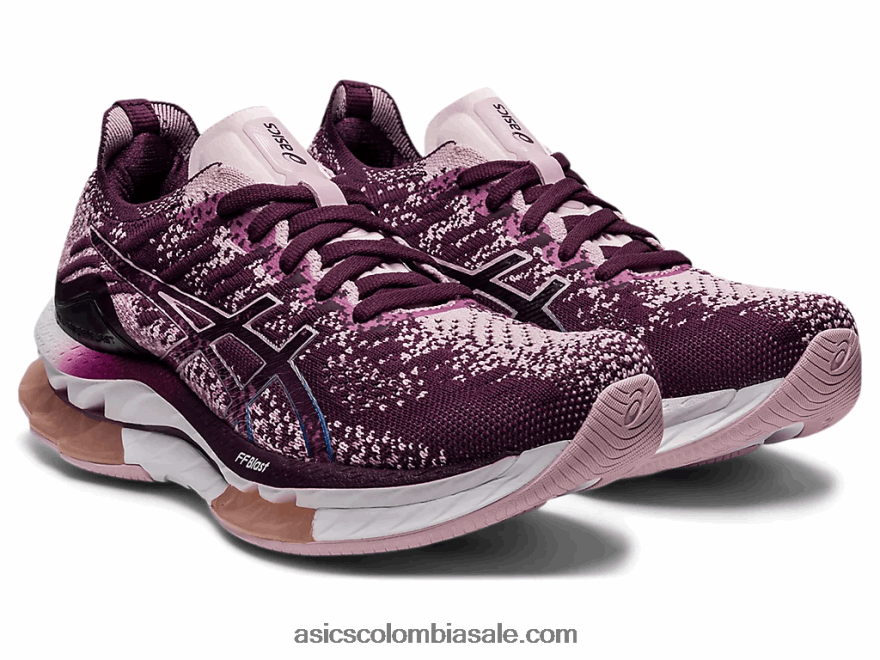 mujer Asics explosión de gel-kinsei ciruela profunda/rosa apenas 20X82N3607