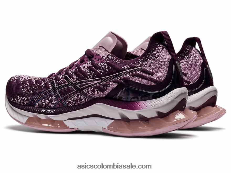 mujer Asics explosión de gel-kinsei ciruela profunda/rosa apenas 20X82N3607