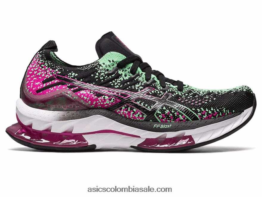 mujer Asics explosión de gel-kinsei delirio negro/rosa 20X82N2581