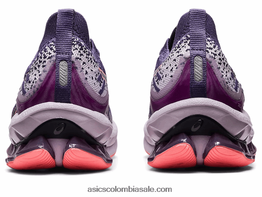 mujer Asics explosión de gel-kinsei morado polvoriento/papaya 20X82N2419