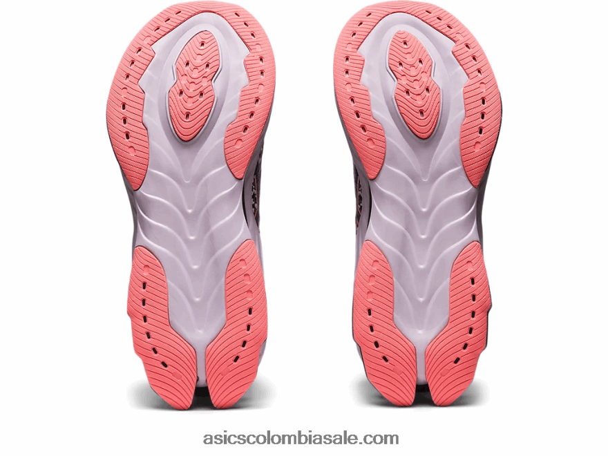 mujer Asics explosión de gel-kinsei morado polvoriento/papaya 20X82N2419