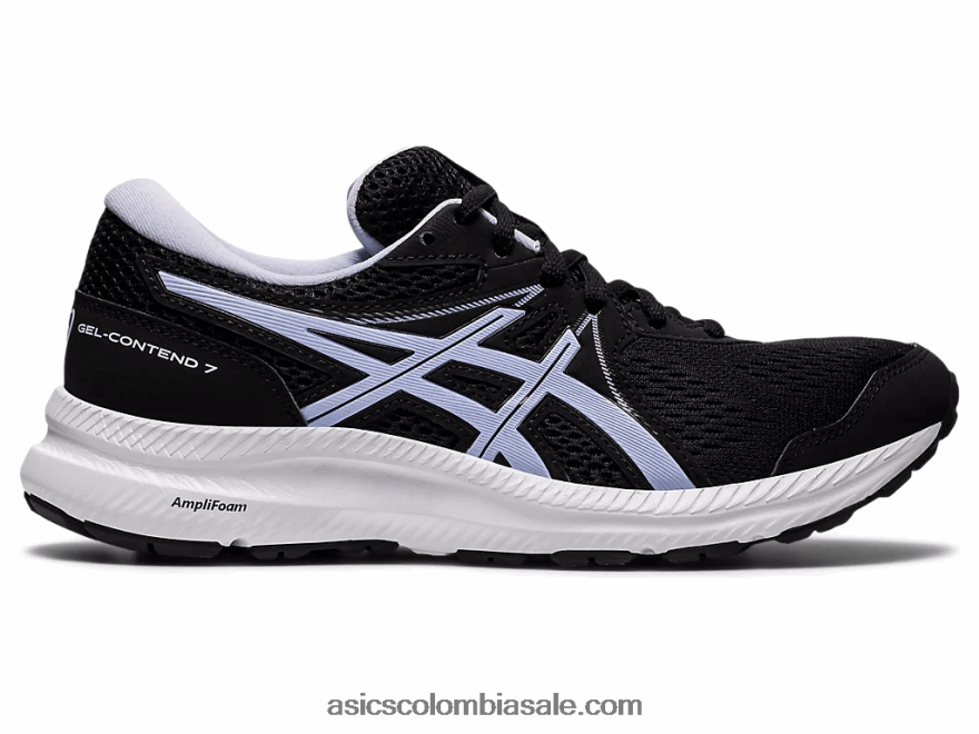 mujer Asics gel-contender 7 de ancho ópalo negro/lila 20X82N4018