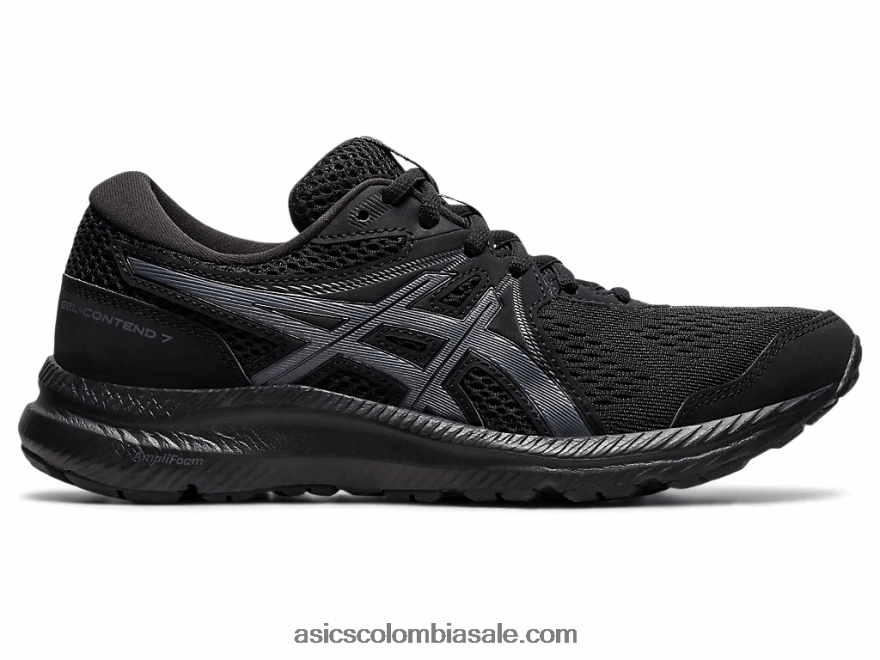 mujer Asics gel-contender 7 negro/gris portador 20X82N4048