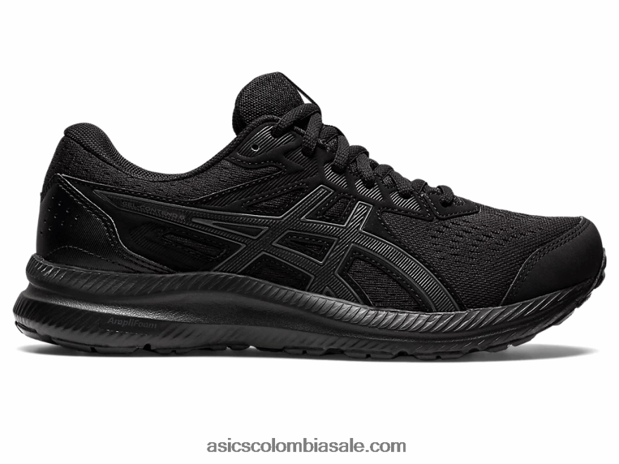 mujer Asics gel-contender 8 negro/gris portador 20X82N2681