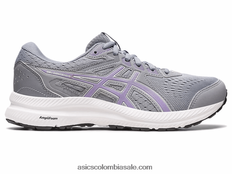 mujer Asics gel-contender 8 yeso/violeta digital 20X82N2432