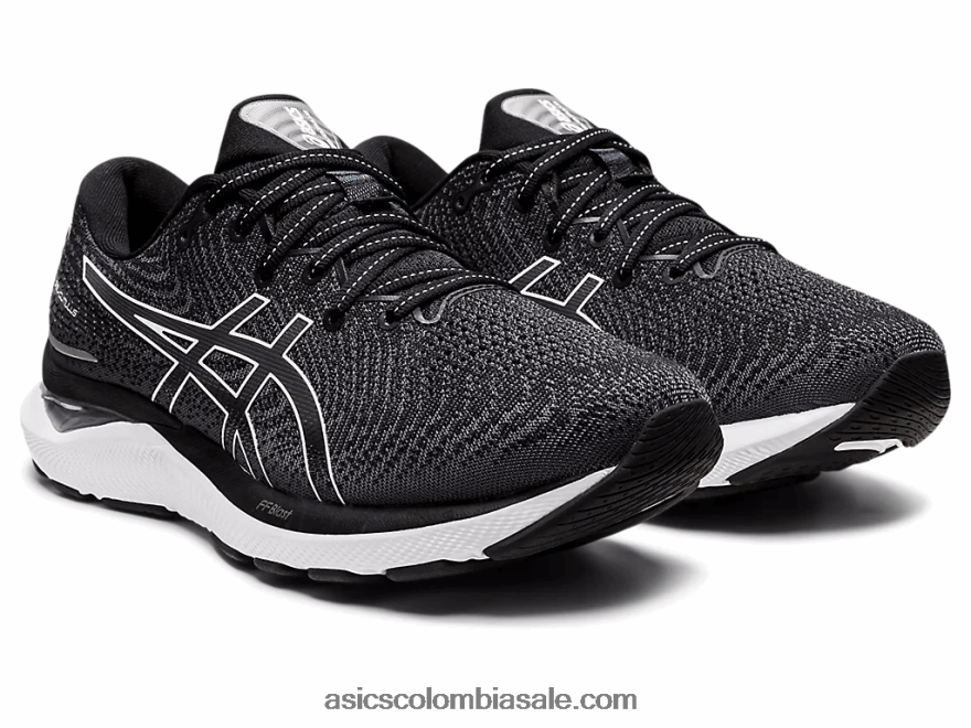 mujer Asics gel-cumulus 24 de ancho portador gris/blanco 20X82N3246