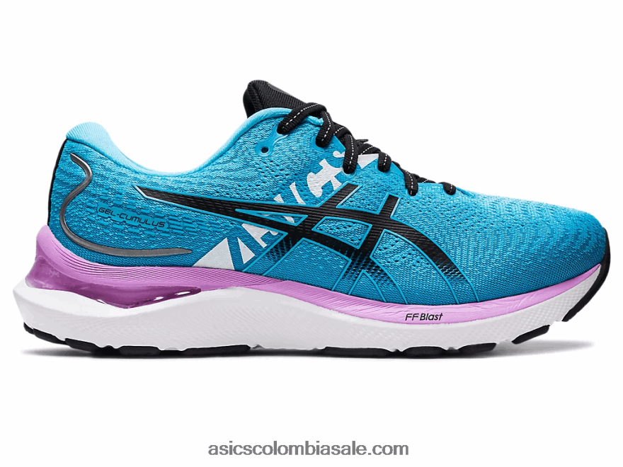 mujer Asics gel-cumulus 24 ekiden acuario/negro 20X82N2733