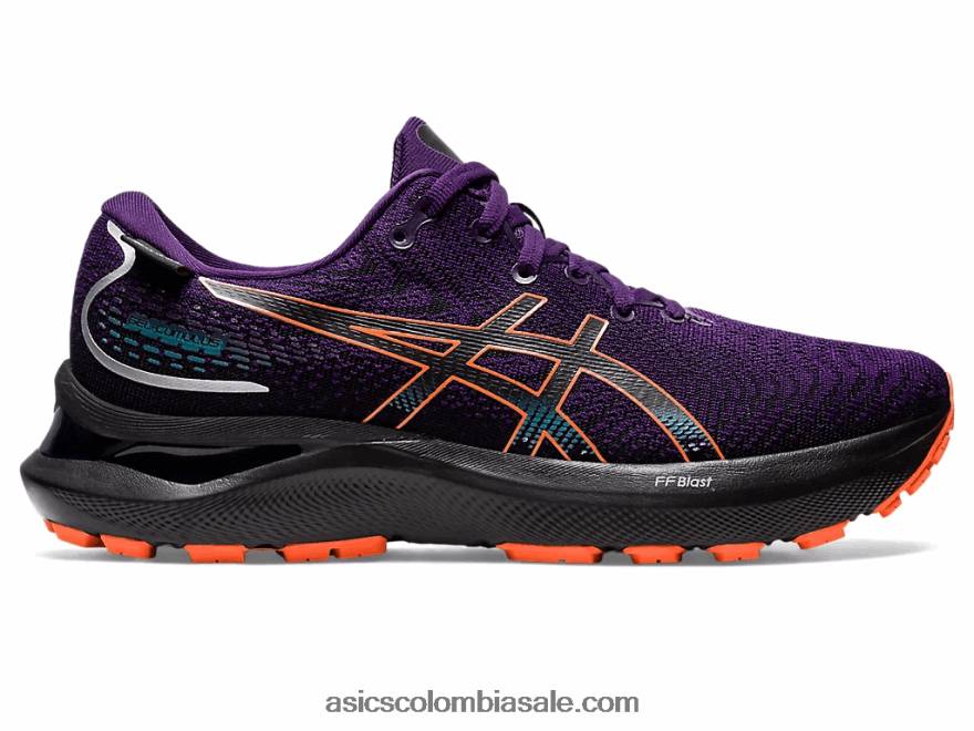 mujer Asics gel-cumulus 24 gtx sombra de noche/naranja nova 20X82N2591