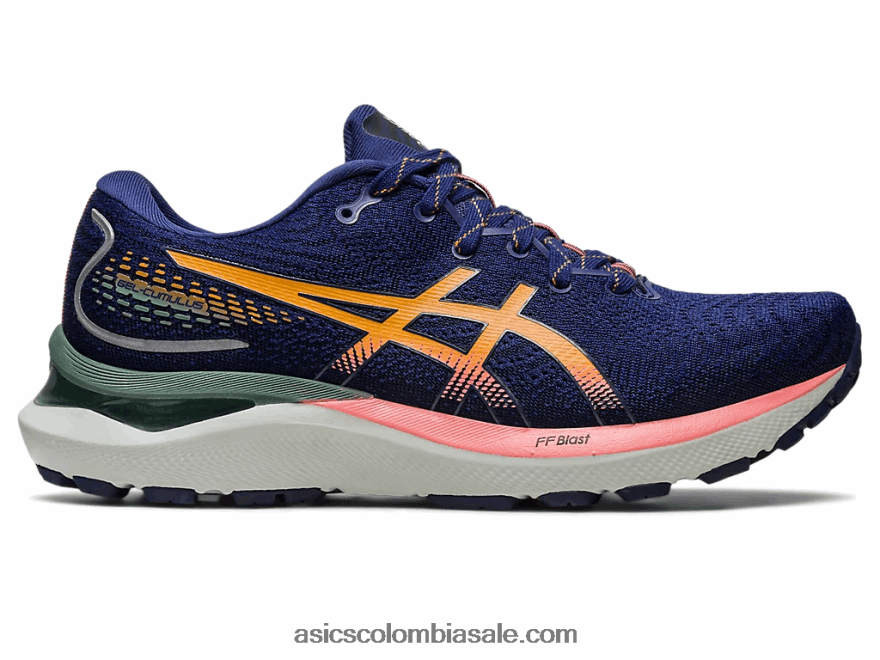 mujer Asics gel-cumulus 24 tr baño de naturaleza baño de naturaleza/papaya 20X82N2599