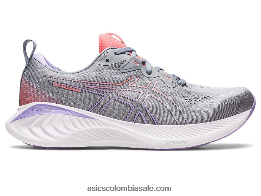 mujer Asics gel-cumulus 25 de ancho yeso/papaya 20X82N2220