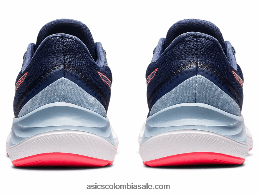 mujer Asics gel-excitar 8 de ancho azul trueno/coral llameante 20X82N3595