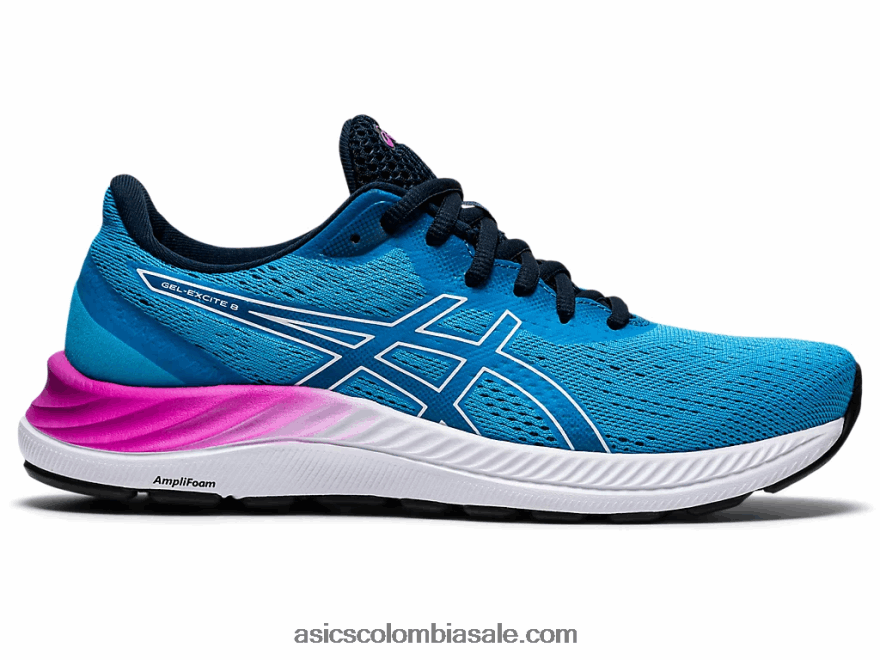 mujer Asics gel-excite 8 aguamarina digital/blanco 20X82N3715