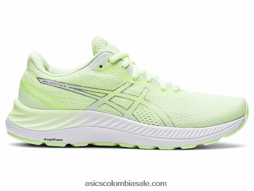 mujer Asics gel-excite 8 iluminar amarillo/plata pura 20X82N3716