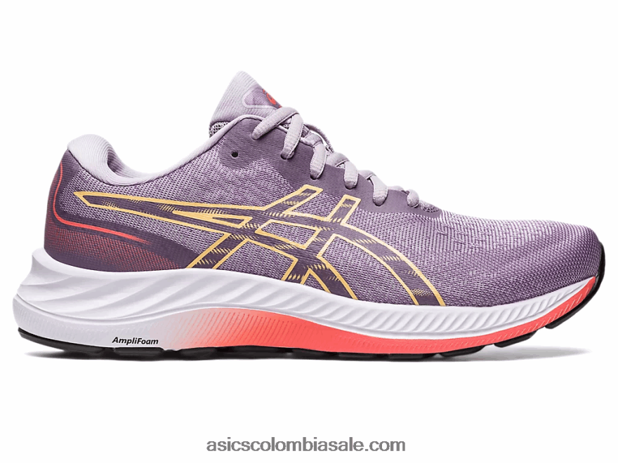 mujer Asics gel-excite 9 de ancho cuarzo violeta/naranja claro 20X82N2415