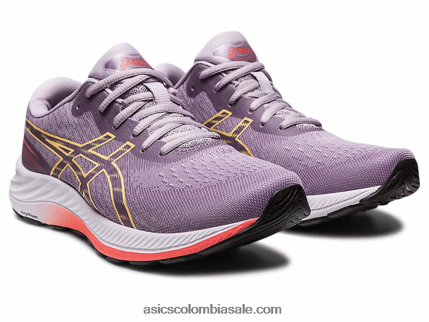 mujer Asics gel-excite 9 de ancho cuarzo violeta/naranja claro 20X82N2415