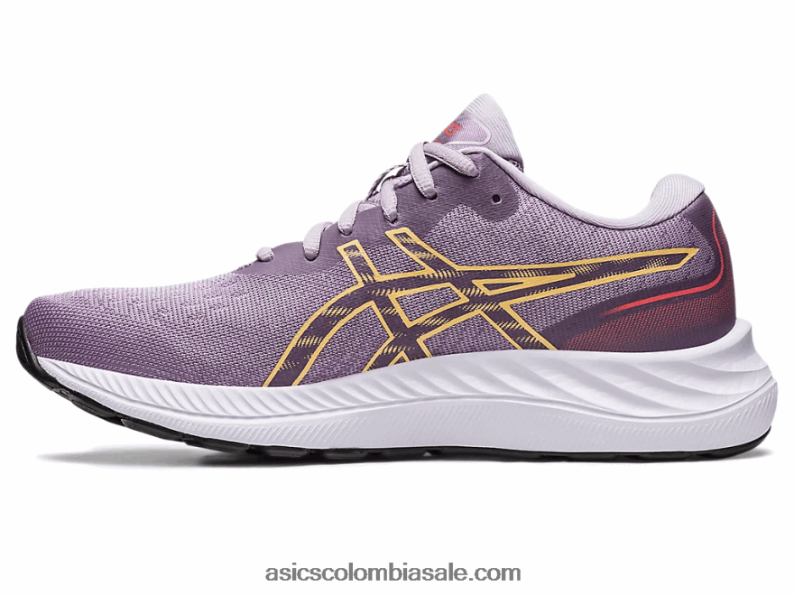 mujer Asics gel-excite 9 de ancho cuarzo violeta/naranja claro 20X82N2415