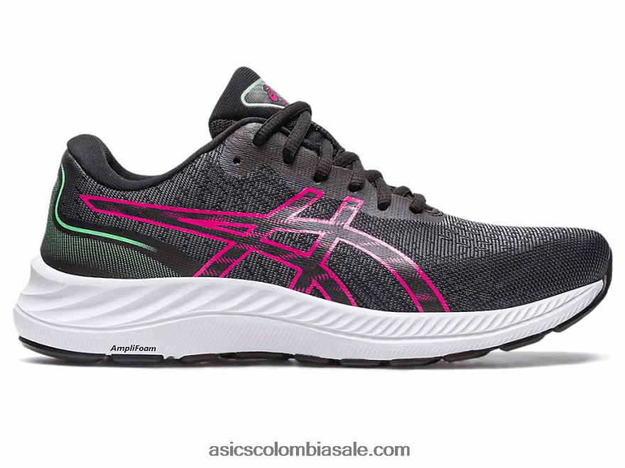 mujer Asics gel-excite 9 delirio negro/rosa 20X82N2278
