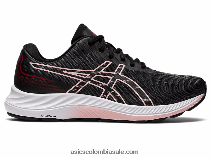 mujer Asics gel-excite 9 negro/rosa escarchado 20X82N2856