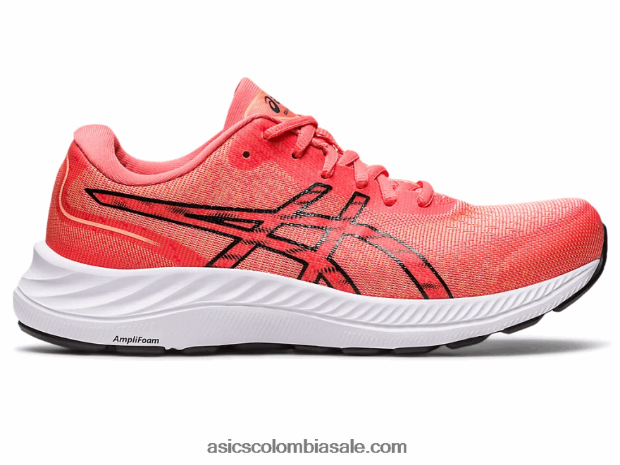 mujer Asics gel-excite 9 papaya/negro 20X82N2414