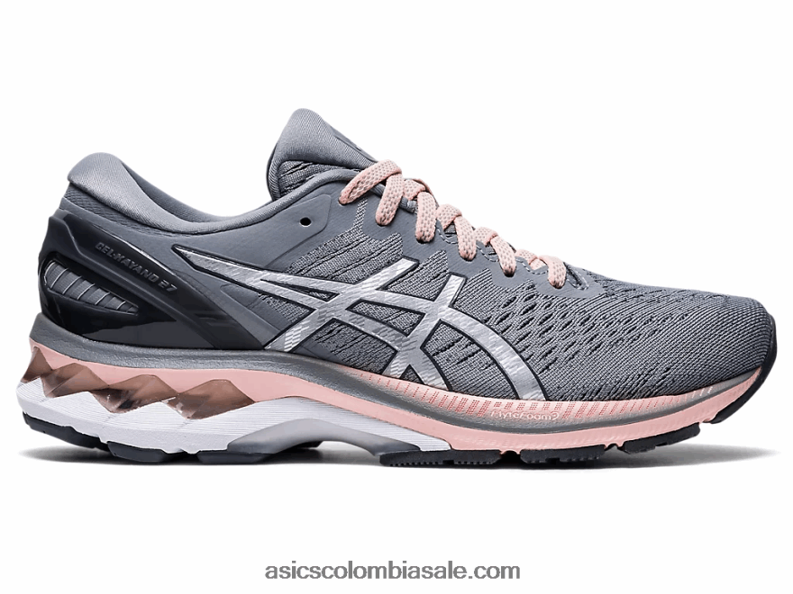 mujer Asics gel-kayano 27 ancho yeso/plata pura 20X82N4154