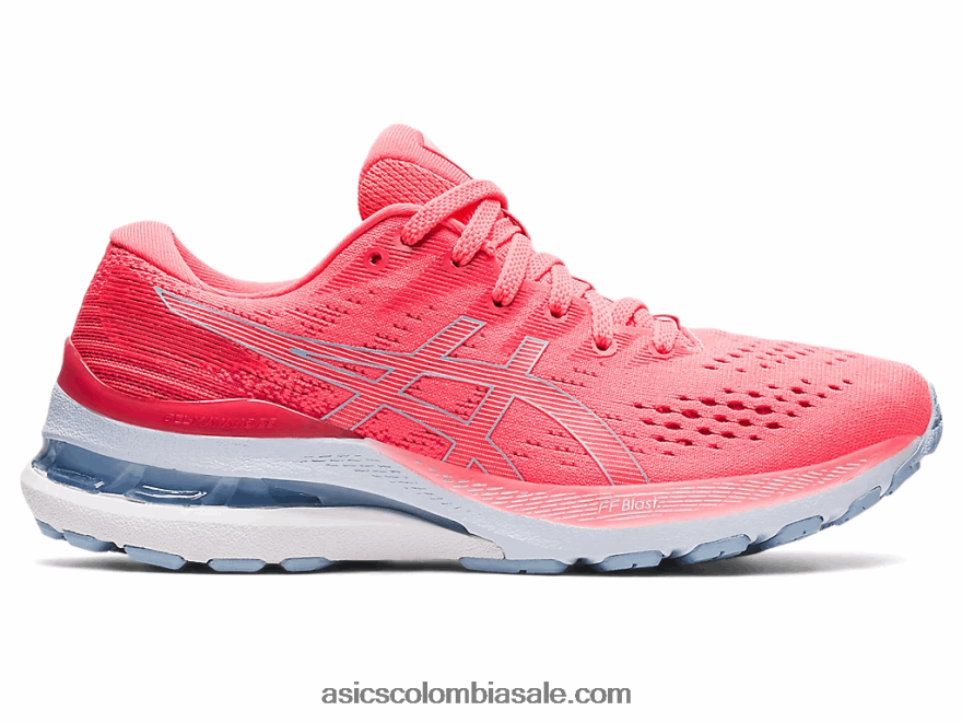 mujer Asics gel-kayano 28 coral ardiente/niebla 20X82N3918