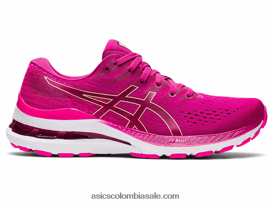 mujer Asics gel-kayano 28 rojo fucsia/rosa glo 20X82N3356