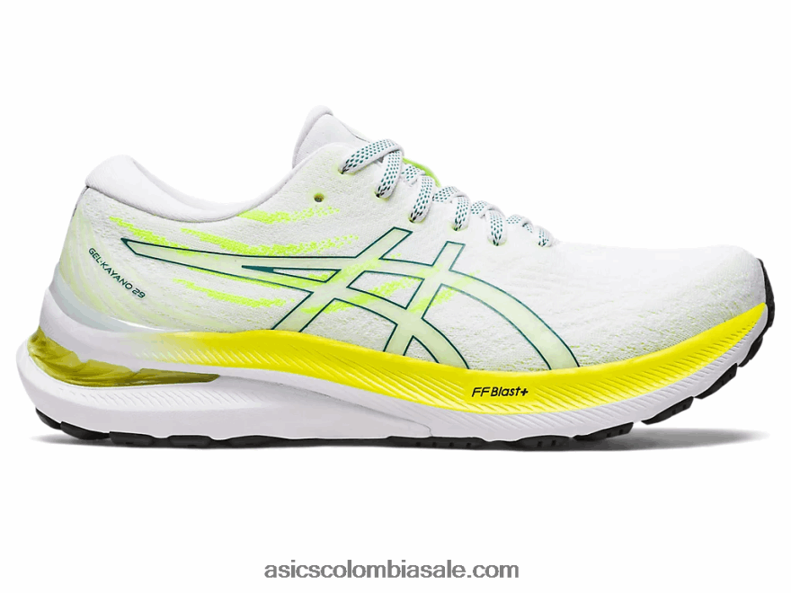 mujer Asics gel-kayano 29 blanco/pino aterciopelado 20X82N3126
