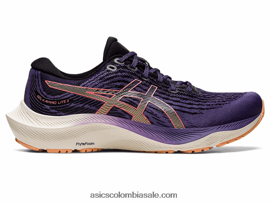 mujer Asics gel-kayano lite 3 púrpura polvoriento/duna de verano 20X82N2619