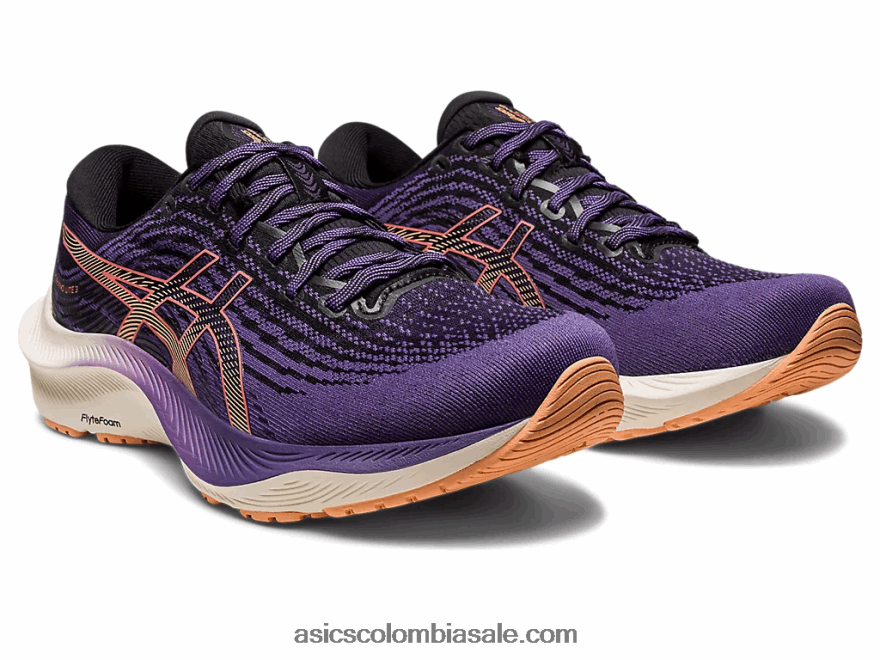 mujer Asics gel-kayano lite 3 púrpura polvoriento/duna de verano 20X82N2619